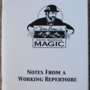 Notes from a Working Repertoire by Doc Eason