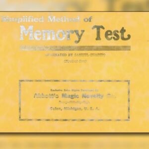 Simplified Method of Memory Test by Samuel Shapiro