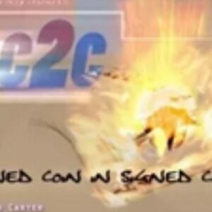 C2C - SIGNED COIN IN SIGNED CARD By John-Webb Carter