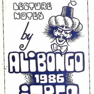Lecture Notes 1986 by Ali Bongo