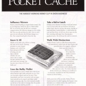 Pocket Cache by David Harkey