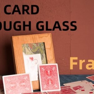 Real Card Through Glass (Frame) by Yang Lei