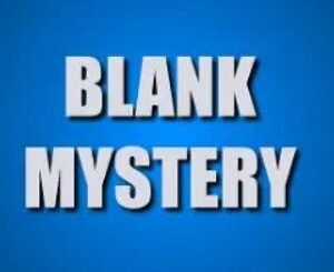 Blank Mystery by Craig Petty