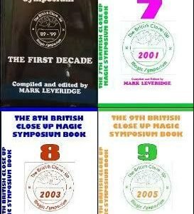 British Close-Up Magic Symposium: All nine Symposium books by Mark Leveridge