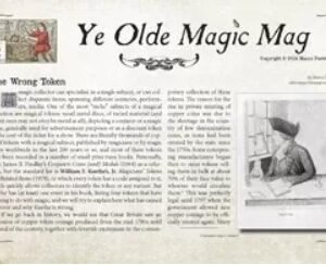 Ye Olde Magic Magazine Vol 1 Issue 2
