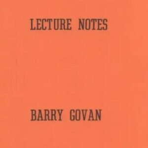 Barry Govan Lecture Notes