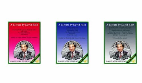 DAVID ROTH - LECTURE NOTES #1-3