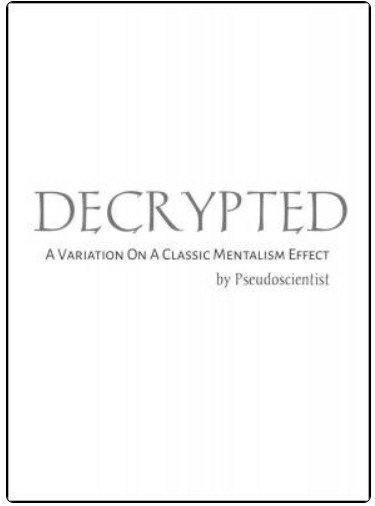 Decrypted by Orko Guha