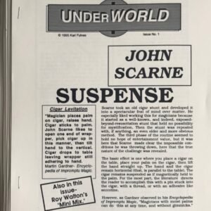 Karl Fulves – Underworld - Magic magazine Issue 08