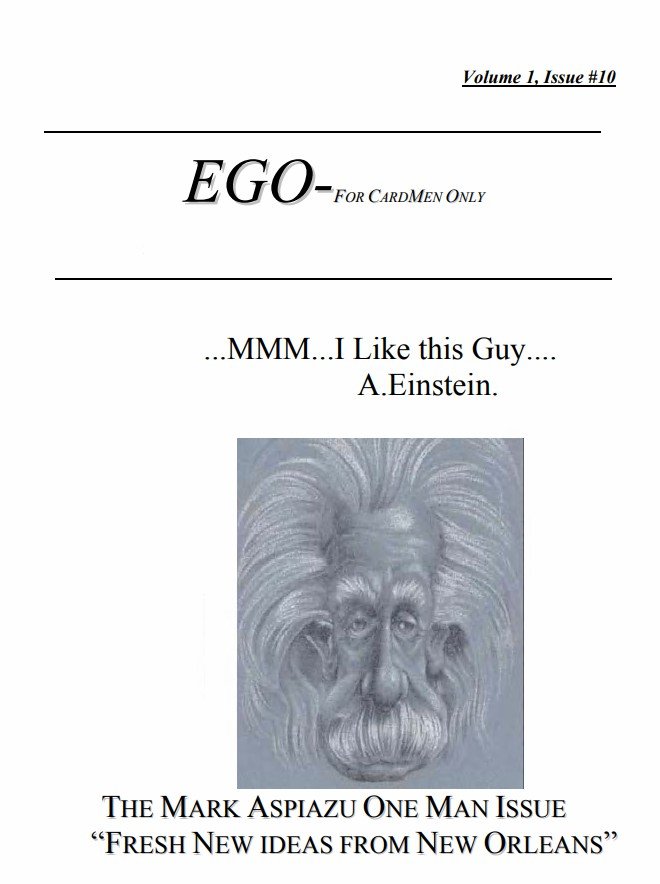 Ego - Vol 1 Issue 10 (The Mark Aspiazu Issue)