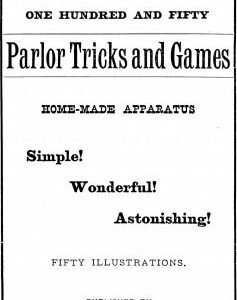 One Hundred Fifty Parlor Tricks and Games by Frank Wehman