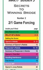 Secrets to Winning Bridge #2: 2/1 Game Forcing by Marty Bergen