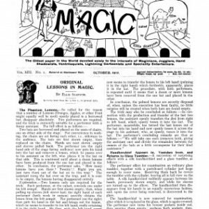Stanyon's Magic Magazine Volume 13 (Oct 1912 - Sep 1913) by Ellis Stanyon