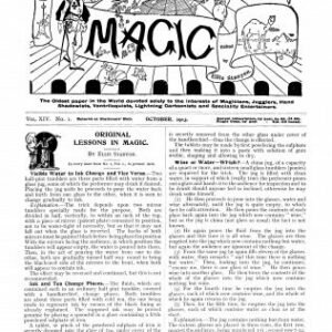 Stanyon's Magic Magazine Volume 14 (Oct 1913 - Sep 1919) by Ellis Stanyon
