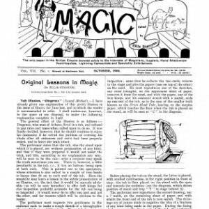 Stanyon's Magic Magazine Volume 7 (Oct 1906 - Sep 1907) by Ellis Stanyon