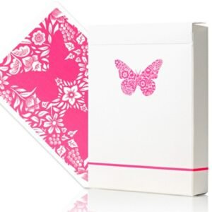 Butterfly Worker Marked Playing Cards (Pink) by Ondrej Psenicka