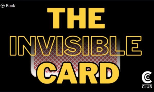 Conjuror Community Club - Invisible Card