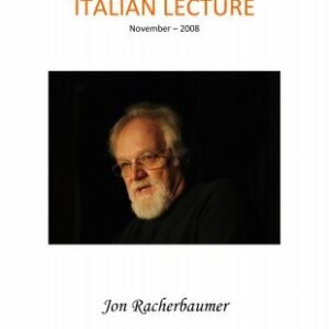 Italian Lecture by Jon Racherbaumer