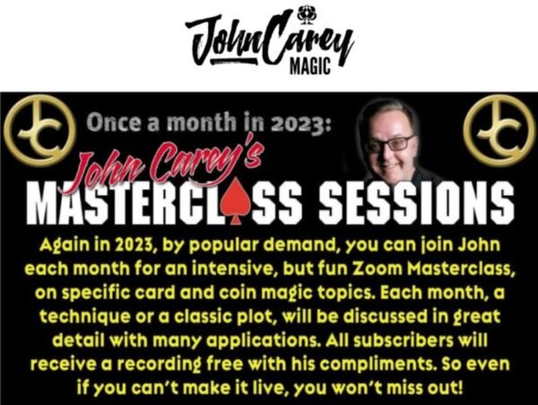 John Carey - Card Classics Masterclass Zoom Meeting