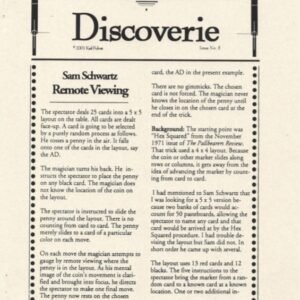 Karl Fulves – Discoverie No5