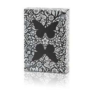 Limited Edition Butterfly Playing Cards Marked (Black and White) by Ondrej Psenicka