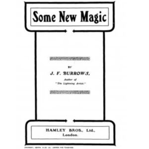 Some New Magic by J. F. Burrows