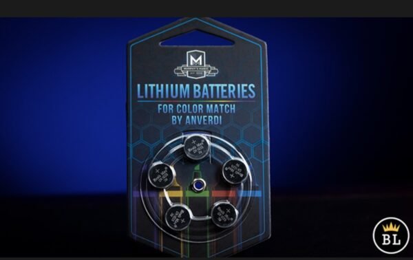 COLOR MATCH BATTERIES 5 pk by Tony Anverdi