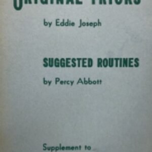 Original Tricks by Eddie Joseph and Percy Abbott - Supplement to No. 13 Catalogue