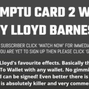 Impromptu Card 2 Wallet by Lloyd Barnes