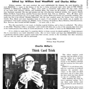 William Reed Woodfield and Charles Miller – Magicana + The Giorgio Letters