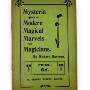 A Book of Modern Magical Marvels for Magicians by Robert Davison