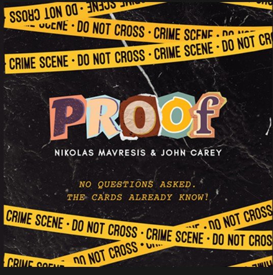 PROOF! by Nikolas Mavresis and John Carey