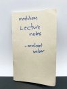 Mentalism Lecture Notes by Michael Weber.
