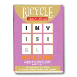 Invisible Deck Bicycle instructions.