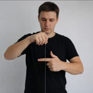 thread through finger by Sultan Orazaly.