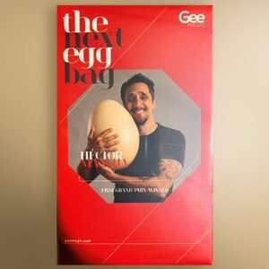 Next Egg Bag by Hector Mancha and Gee Magic.